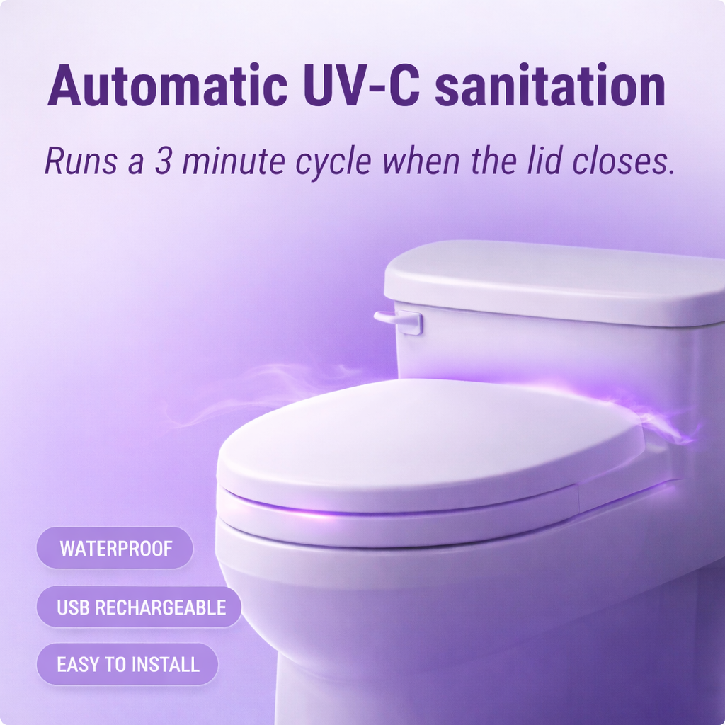 Purivio | Self Cleaning UV Toilet Sanitizer & Night Light