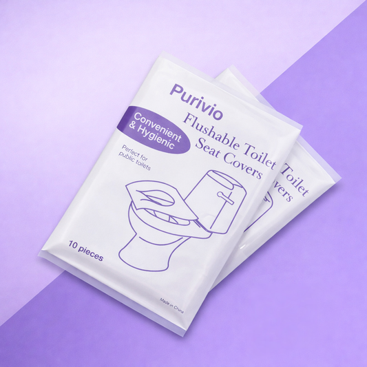Purivio | Disposable Travel Toilet Seat Covers (10 pack)